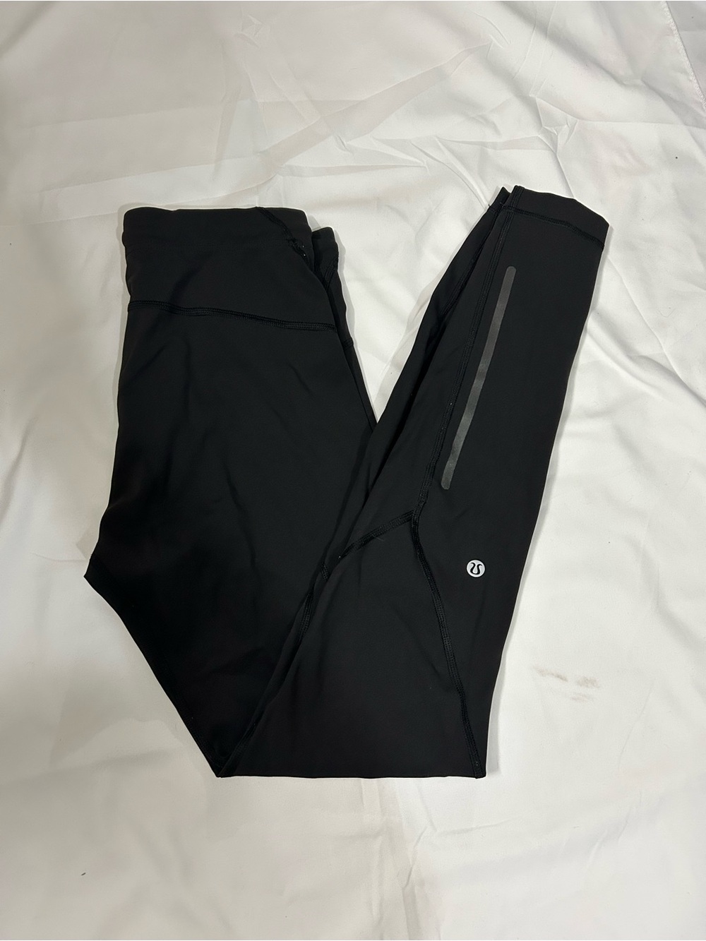 lululemon athletica Men's Black Reflective Running Tights